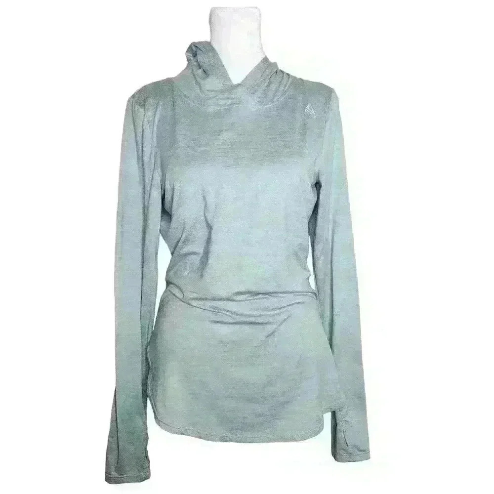 Adidas women's mint green lightweight pullover hoodie size XS